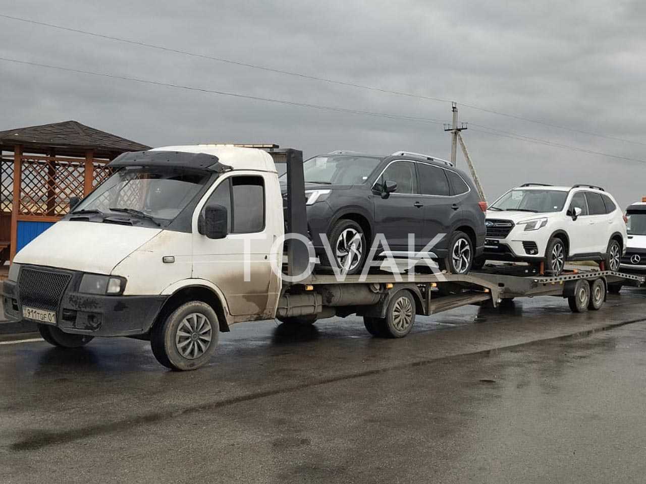 Эвакуатор на проспекте Республики в Астане