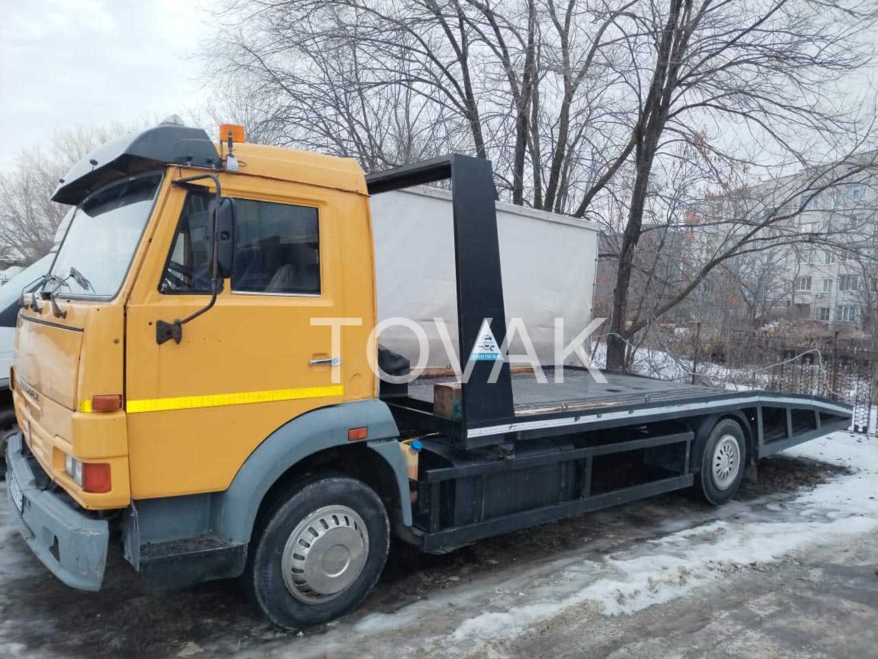Эвакуатор на улице Рябикова в Ульяновске