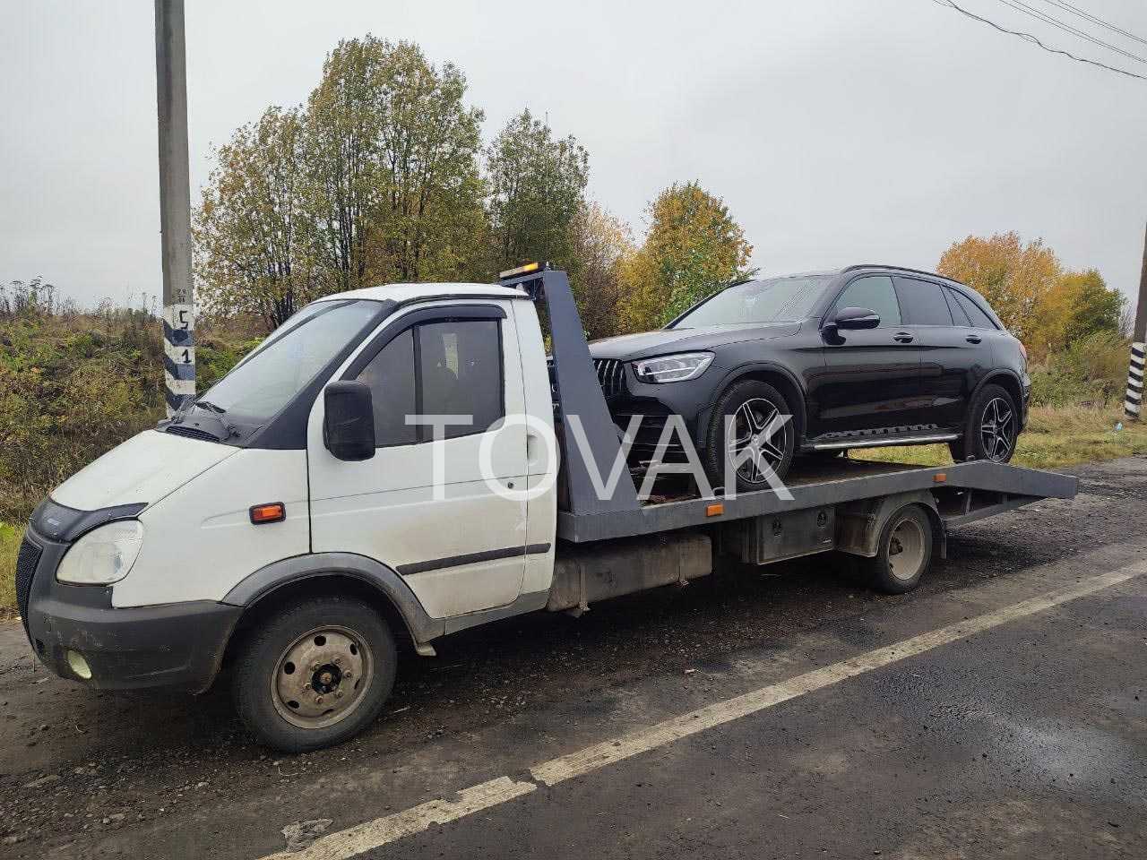 Эвакуатор на улице Герцена в Вологде