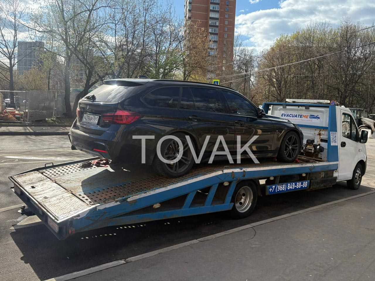 Эвакуатор на Чертановской улице в Москве