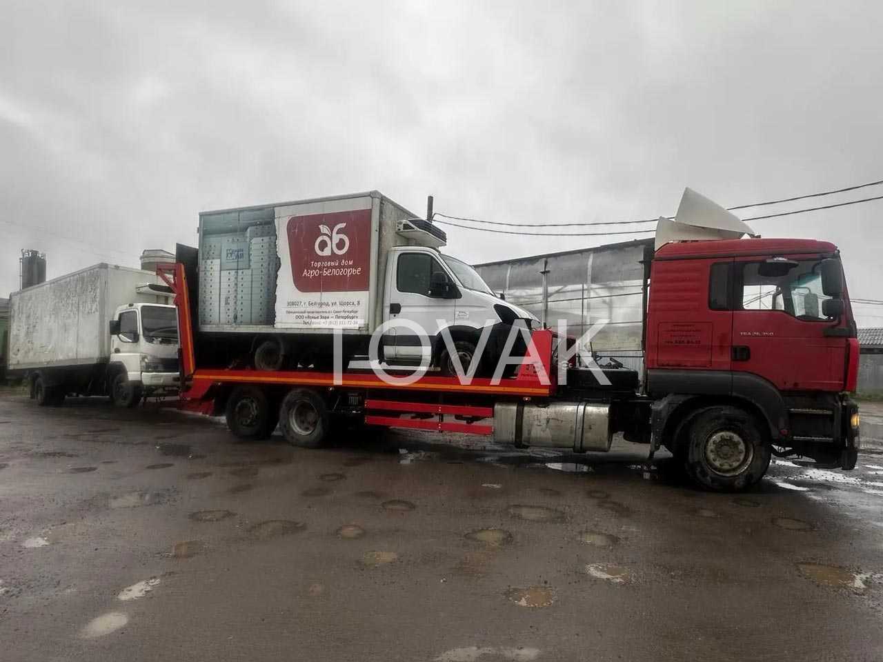 Грузовой эвакуатор в Отрадном Ленинградской области